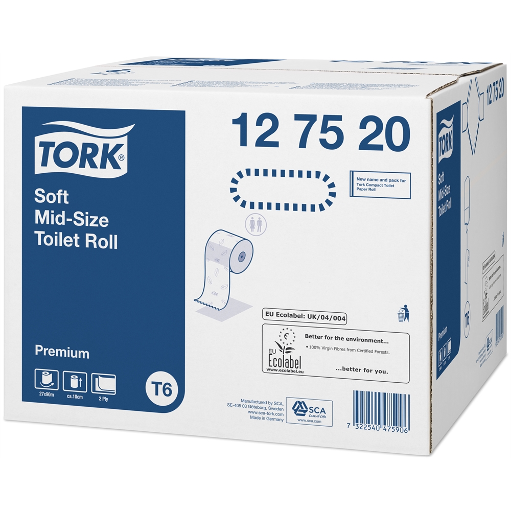 Tork Çift Rulo Tuvalet Kağıdı Premium 90m*27